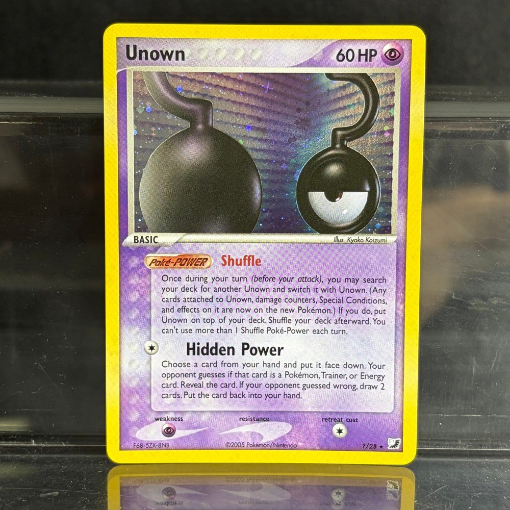 Pokémon EX Unown · Unseen Forces (UF) Proxy Card
