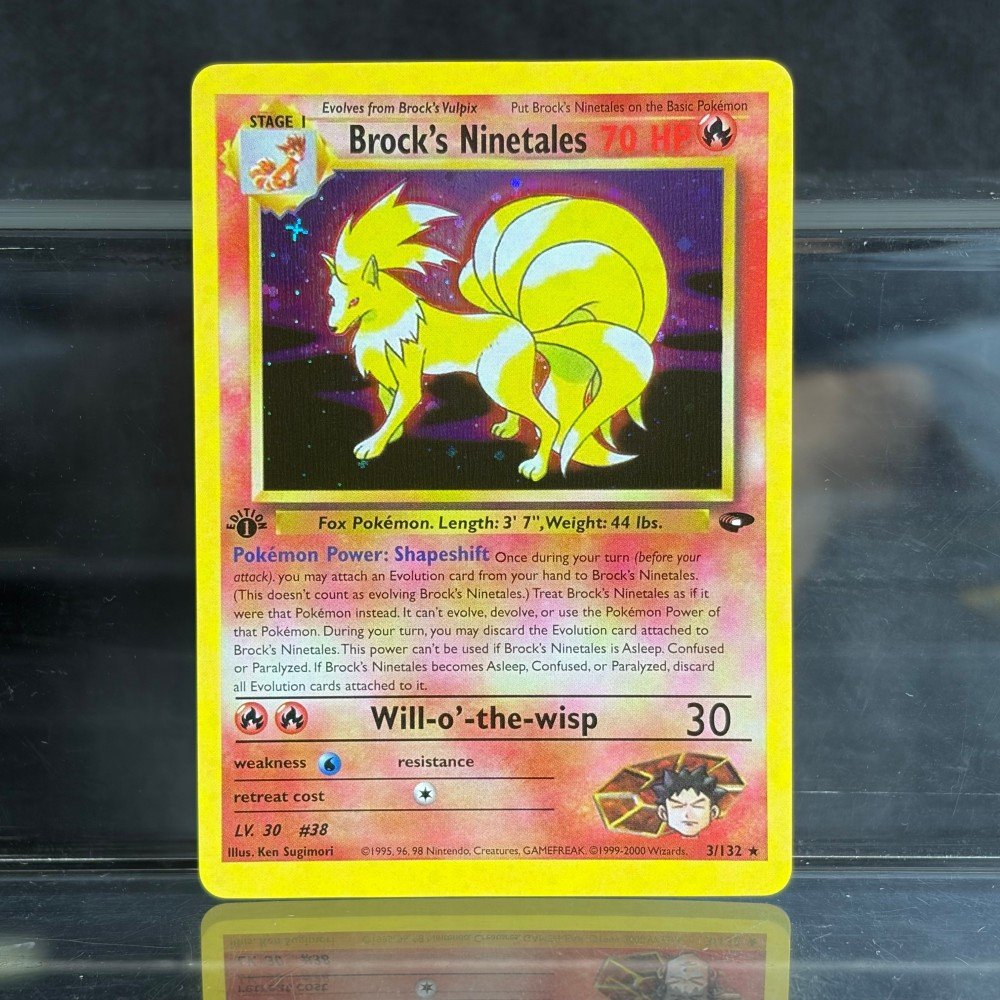 Pokémon Brock’s Ninetales · Gym Challenge (G2) #3 Proxy Card
