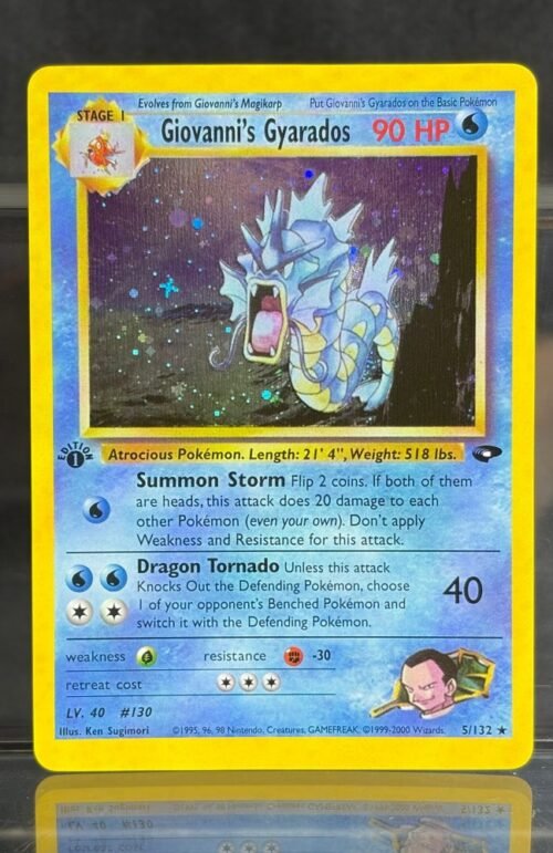 Pokémon Giovanni’s Gyarados · Gym Challenge (G2) #5 Proxy Card