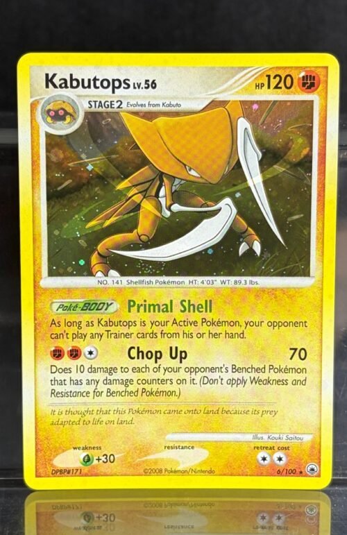 Pokémon Diamond & Pearl Kabutops · Majestic Dawn (MD) #6 Proxy Card