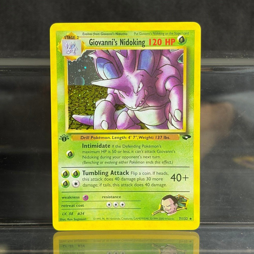 Pokémon Giovanni’s Nidoking · Gym Challenge (G2) #7 Proxy Card