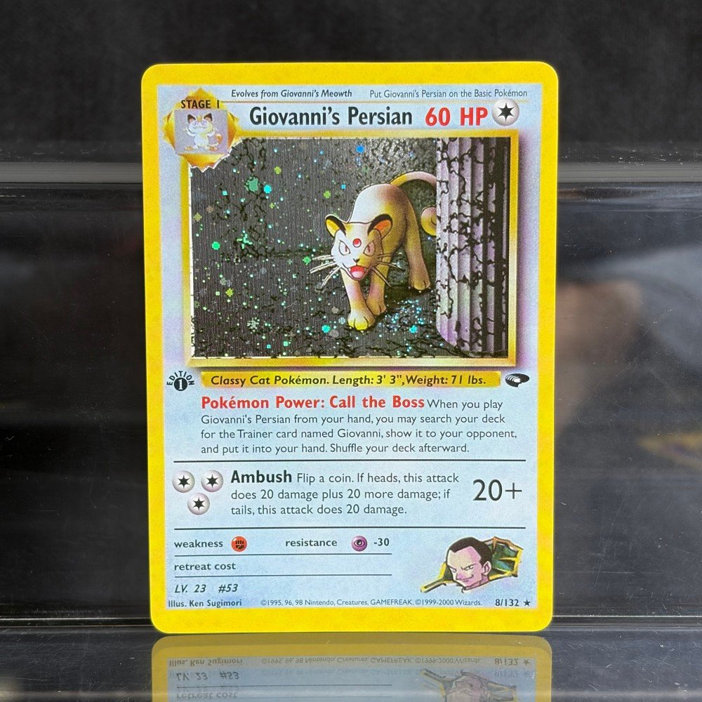 Pokémon Giovanni’s Persian · Gym Challenge (G2) #8 Proxy Card
