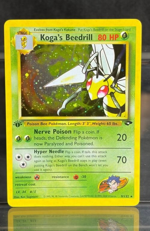 Pokémon Koga’s Beedrill · Gym Challenge (G2) #9 Proxy Card