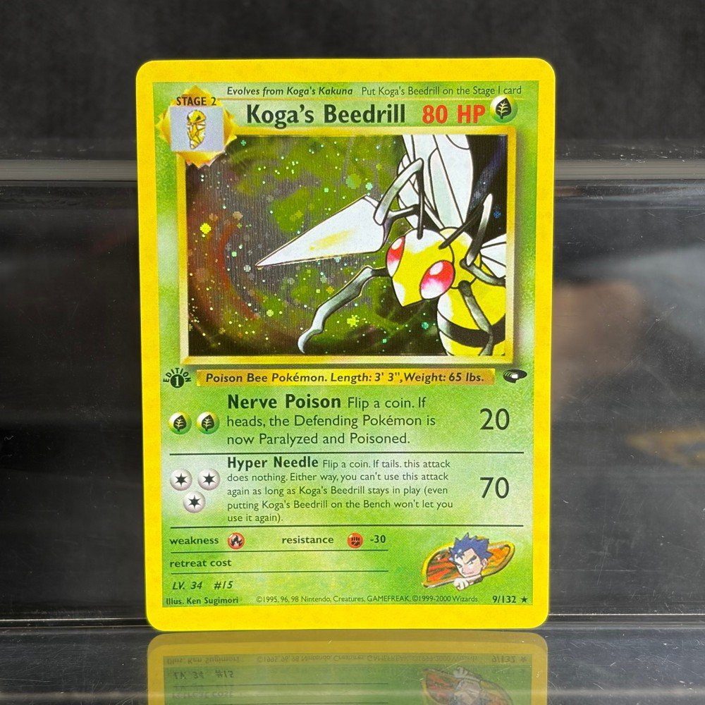 Pokémon Koga’s Beedrill · Gym Challenge (G2) #9 Proxy Card