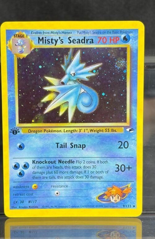 Pokémon Misty’s Seadra · Gym Heroes (G1) #9 Proxy Card